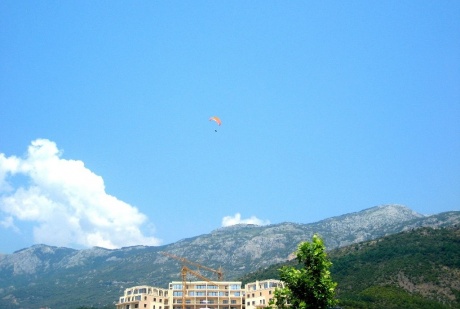 Полет над Черногорией на параплане