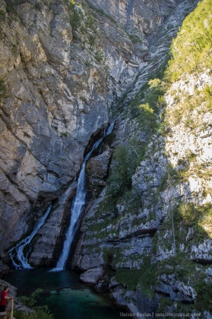 Водопад Савица: проверка на выносливость