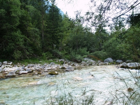 Словения. Река Соча: истоки
