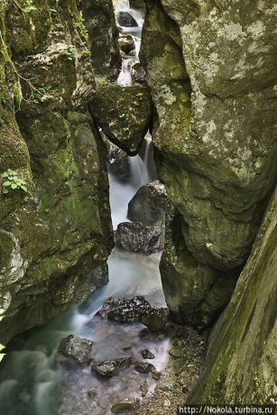 Толминское ущелье в Триглавском национальном парке