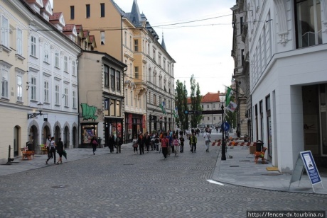 Кривыми улочками старой Любляны