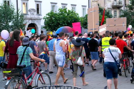 Любляна. Словения - Радужный парад