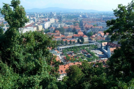 Любляна. Словения - Люблянский град