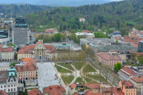 Как выглядит Любляна с высоты птичьего полета?