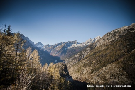 Словения: горный перевал Вршич