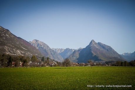Словения: горный перевал Вршич