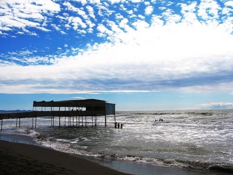 Албания. Пляжи северной части Адриатики. Велипойе, Шенджин, Тале