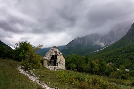 Албанские Альпы. Подъем на перевал.