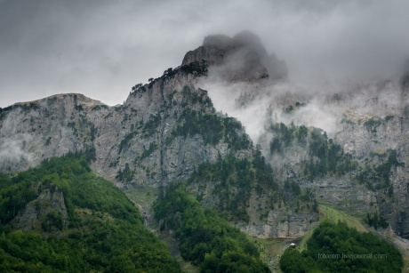 Албанские Альпы. Подъем на перевал.