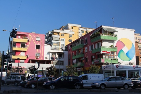 Эта прекрасная многоцветная Тирана -буйство цвета, воплощенное в жизнь