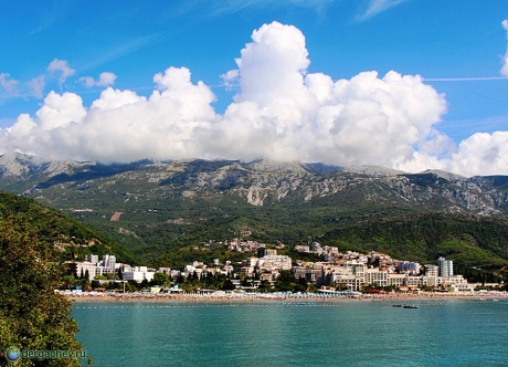 Черногория. Бечичи. Один из самых красивых пляжей Европы