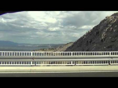 Кркский мост. Июль 2012г. Видео